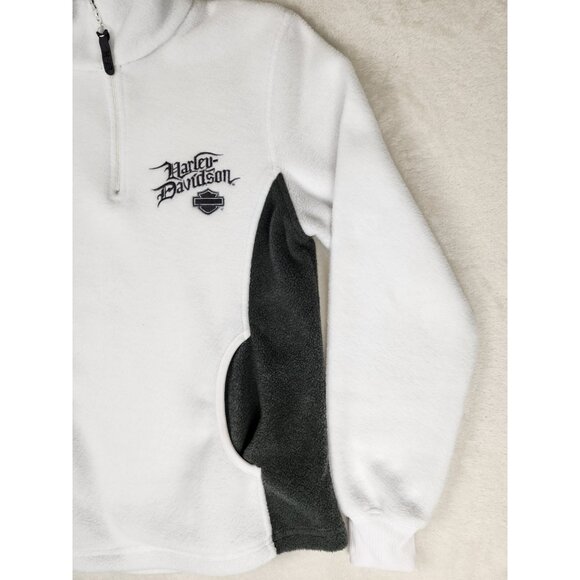 Harley-Davidson White and Gray Sweater - Picture 3 of 16